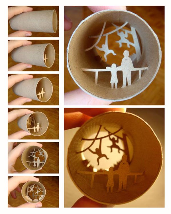 Целый мир в бумажных цилиндрах: вдохновляющие идеи