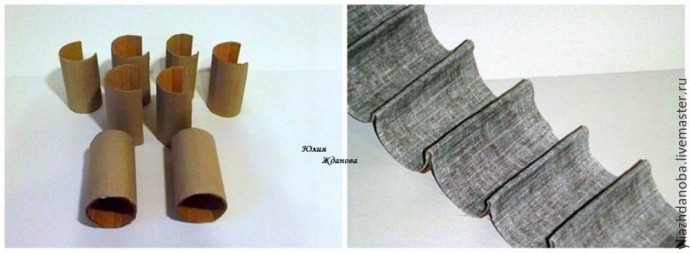 Делаем из картона вместительный комод с выдвижными ящичками для рукоделия