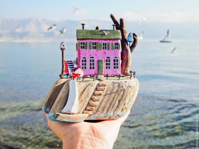 Деревянные города на ладони