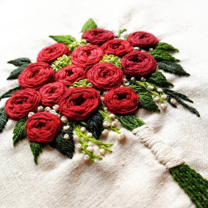 Идеи объемной вышивки: вкусные моменты жизни