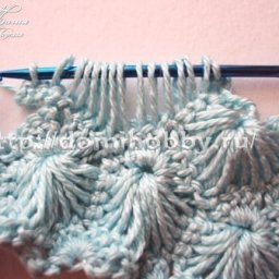 Искрящийся узор крючком