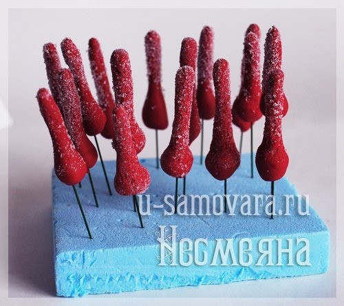 Каллы из мастики