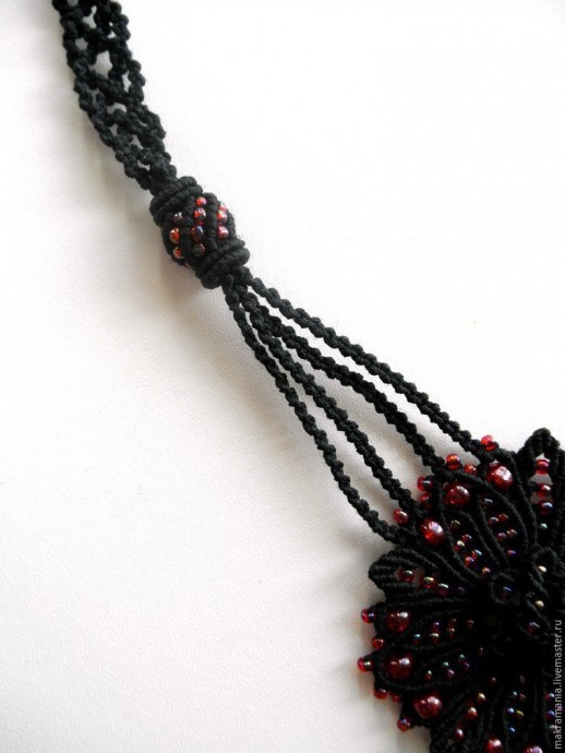 Плетем объемную бусину в технике макраме Плетем объемную бусину в технике макраме