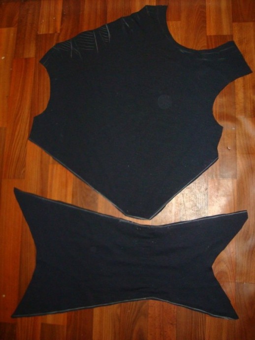 Трикотажное платье с драпировкой