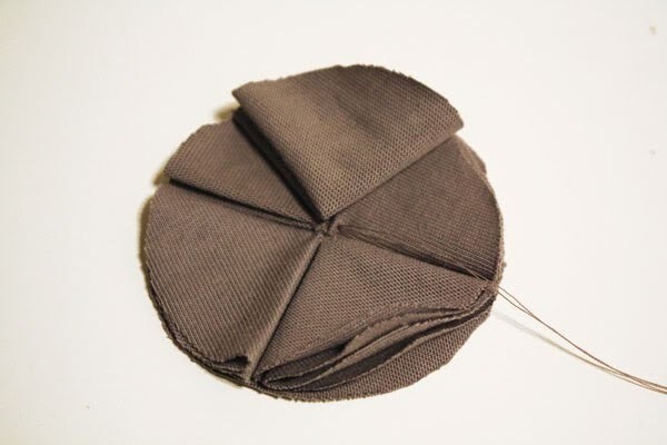 Цветок их ткани: мастер-класс