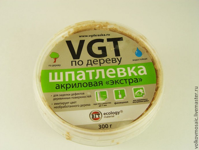 Шкатулка для документов в смешанной технике