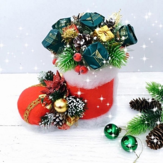 Сапожок из пластиковых бутылок