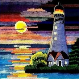 Идеи шикарных картин связанных крючком