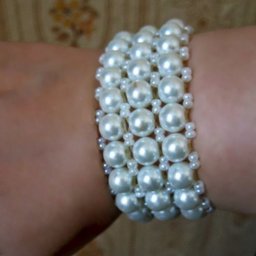 ​Браслет из искусственного жемчуга разного размера