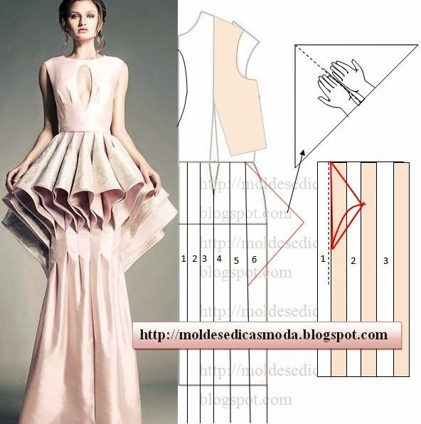 Моделирование оригинального платья
