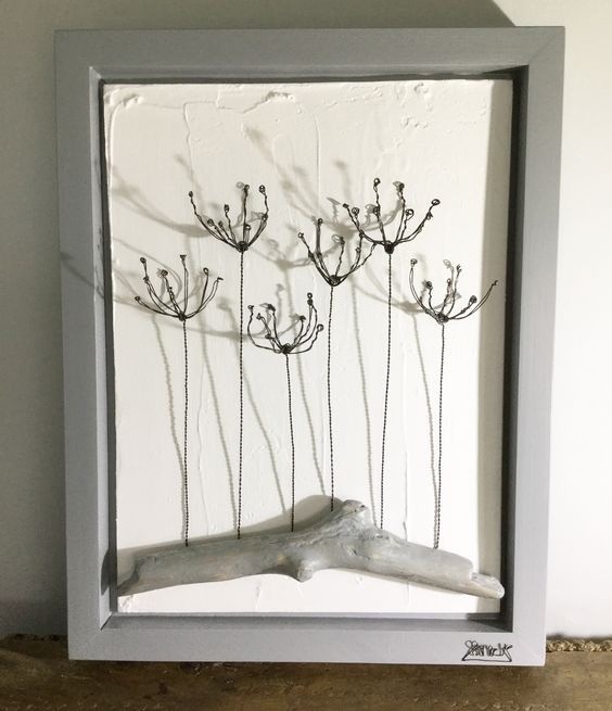 ​Цветник из проволоки