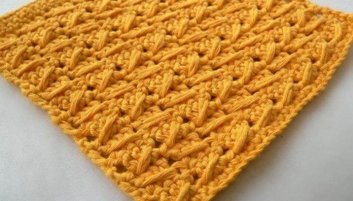 Красивый узор крючком