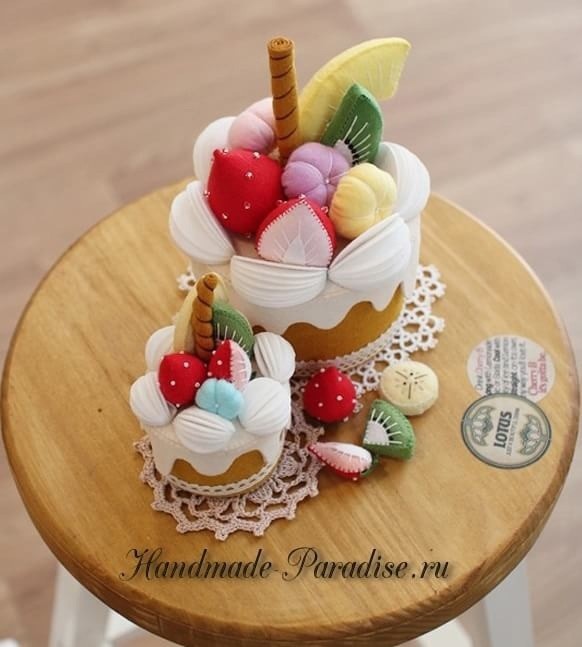 Шкатулка из фетра