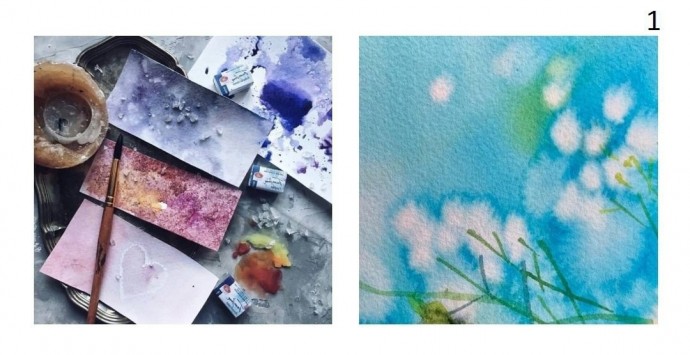 6 техник рисования акварельными красками