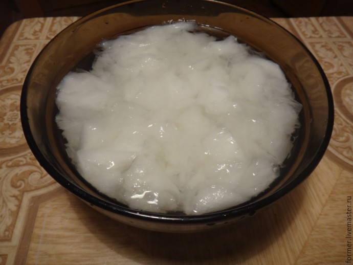 Большой декоративный шар из папье-маше