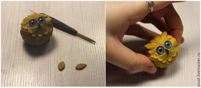 Совёнок из полимерной глины Совёнок из полимерной глины