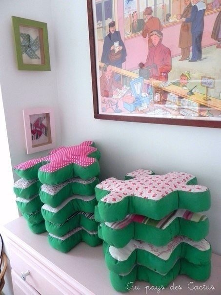 Подушки-пазлы