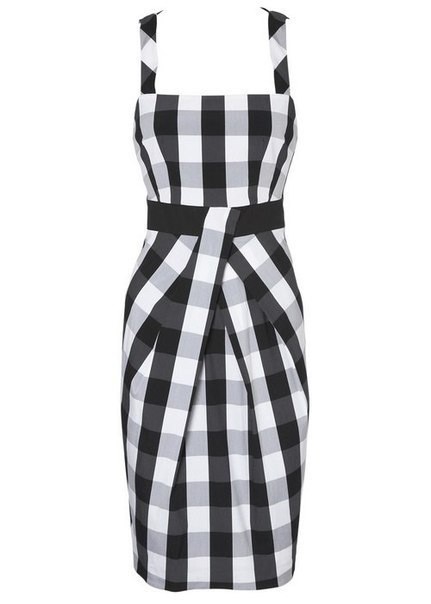 Моделирование нижней части платья в клетку