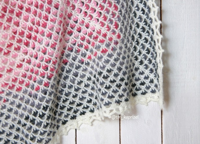 ​Накидка крючком