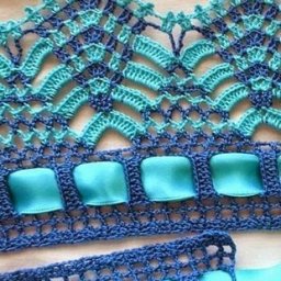 Восхитительная вязаная кайма