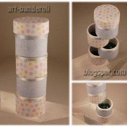 Миникомод из бобин от скотча