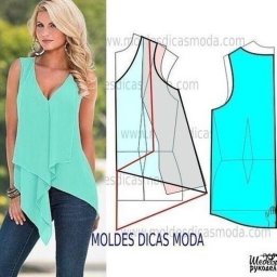​Моделируем летние блузки оригинальных фасонов