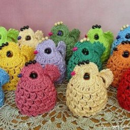 Пасхальные вязаные цыплята: мастер-класс