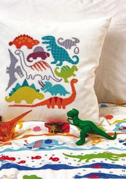 ​Подушка с динозавриками