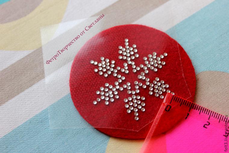 Шьем симпатичные елочные игрушки из фетра: мастер-класс