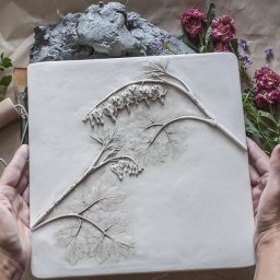 Создаем гипсовые отпечатки растений: мастер-класс