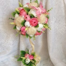 Топиарий - дерево счастья "Яркое лето"