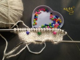 Вязание с бусинами: мастер-класс