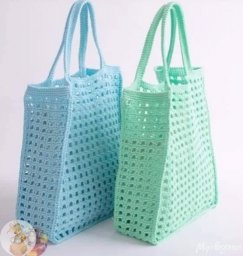 Вязаные сумки вместо одноразовых пакетов