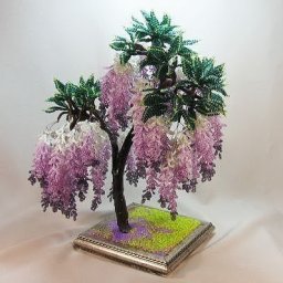 ​Глициния из бисера