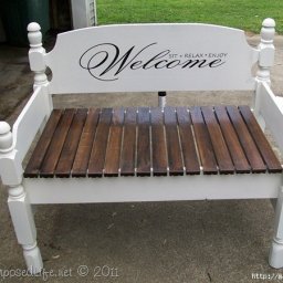 Как сделать садовое кресло из детской кроватки