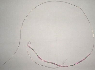 Нежно-розовая цветущая сакура из бисера Нежно-розовая цветущая сакура из бисера