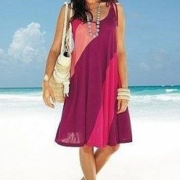 Пляжное платье без построения выкройки