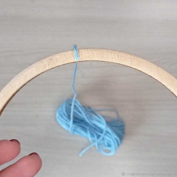 Ловец снов с лентами и кружевами