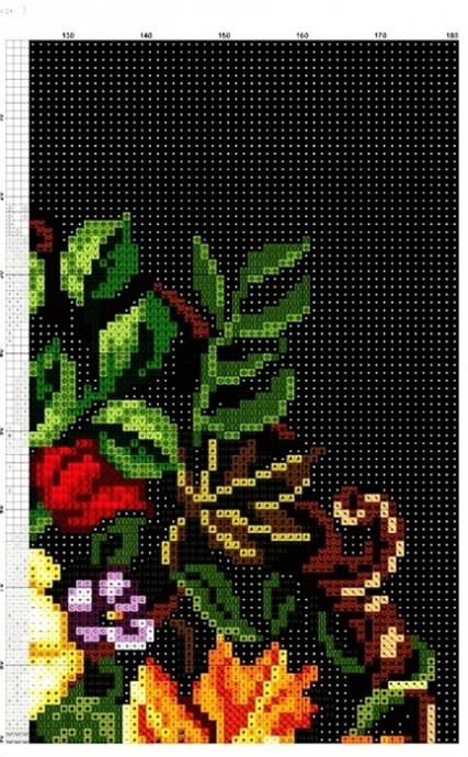 Вышивка крестиком под русские мотивы