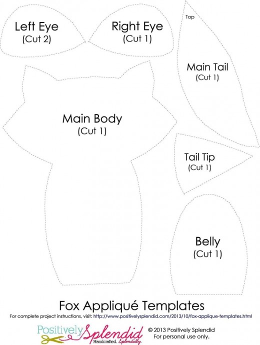 Подушка с аппликацией