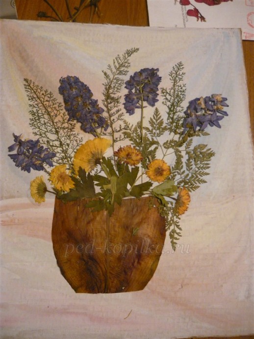 Флористическая композиция из засушенных растений: мастер-класс