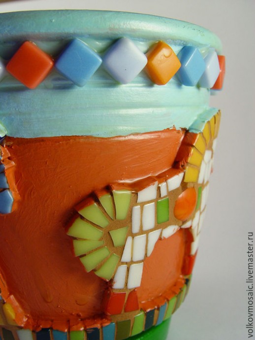 Шкатулка для документов в смешанной технике