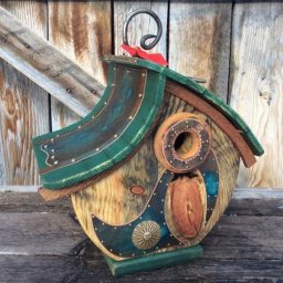 Деревянные скворечники