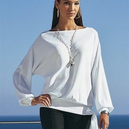 ​Нарядный белый блузон