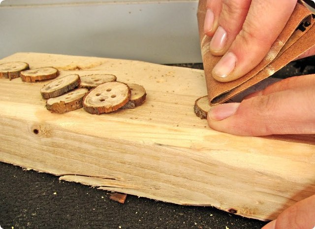 Натуральные деревянные пуговицы своими руками: мастер-класс