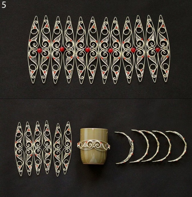 ​Новогодний шар из проволоки