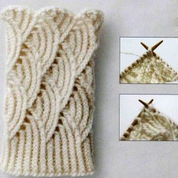 Очень красивый узор спицами