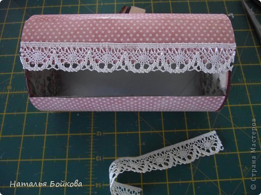 Шкатулочка из коробки от чипсов "Принглс"