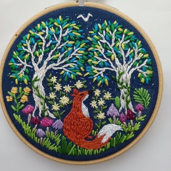 ​Идеи вышивки, оставленной в пяльцах