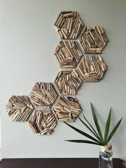 Интересный декор стен